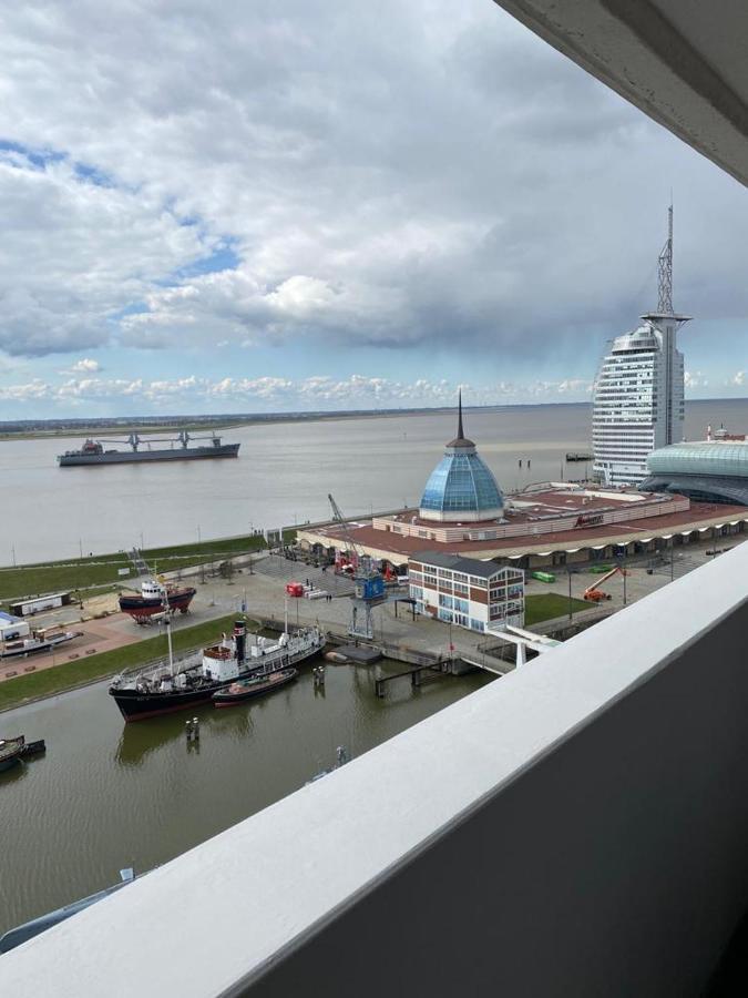 Ferienwohnung Weserblick Hundertwasser Bremerhaven Buitenkant foto