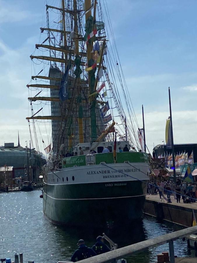 Ferienwohnung Weserblick Hundertwasser Bremerhaven Buitenkant foto